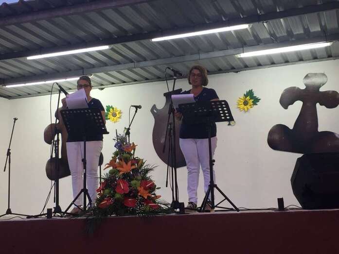 Momento de la lectura del pregón (Foto TA)